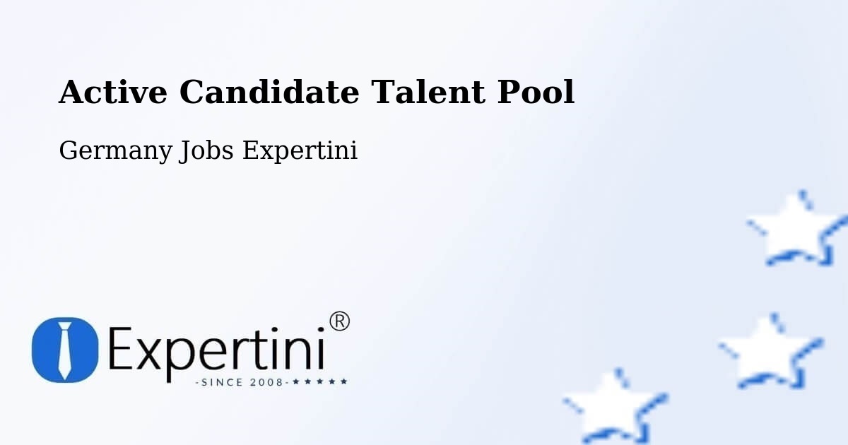 Active Candidate Talent Pool – List - Germany Jobs Expertini