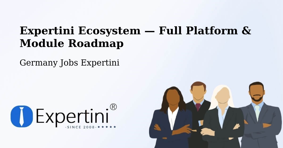 Expertini Ecosystem — Full Platform & Module Roadmap – List