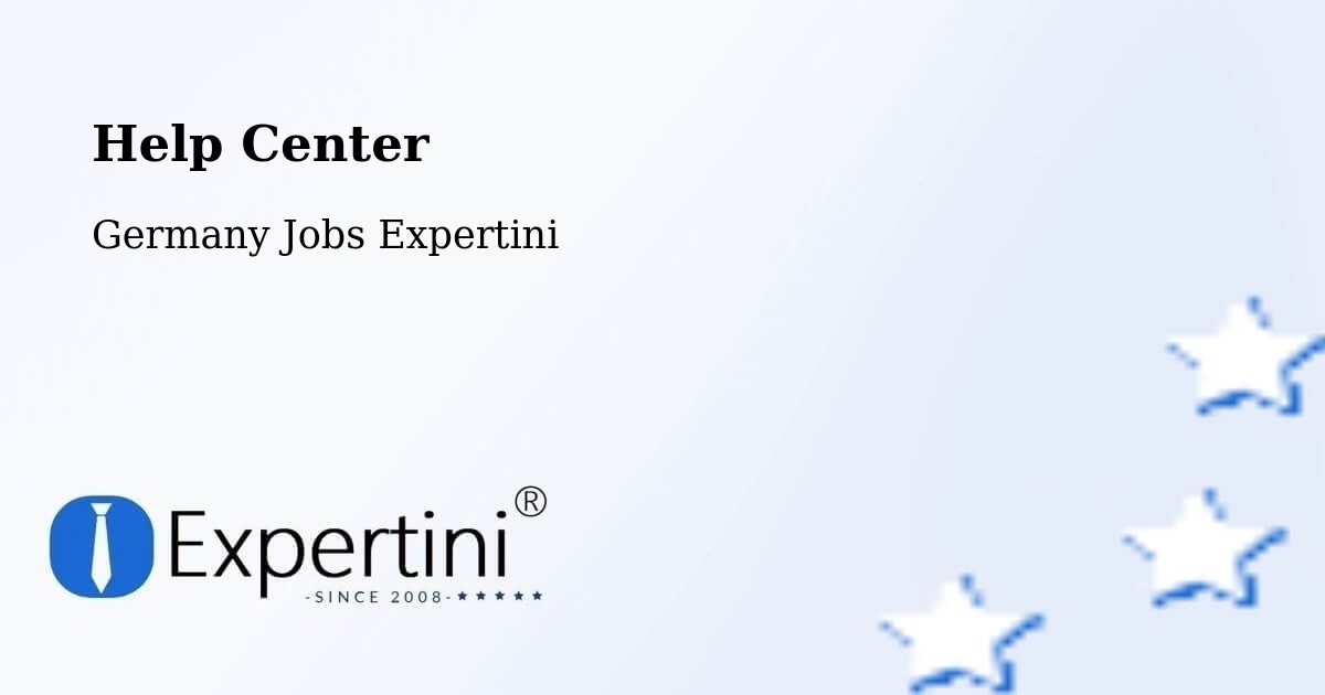 Help Center - Germany Jobs Expertini